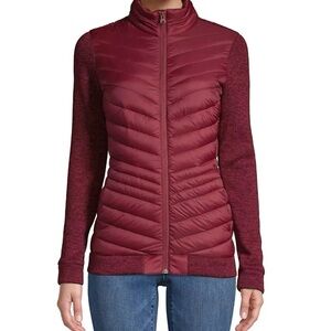 Lands' End Women's Ultra Lightweight Down Packable Sweater Fleece Jacket